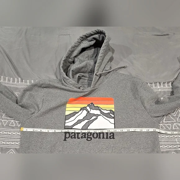 Patagonia Ridge Logo Uprisal Hoody Size Medium - Picture 6 of 8